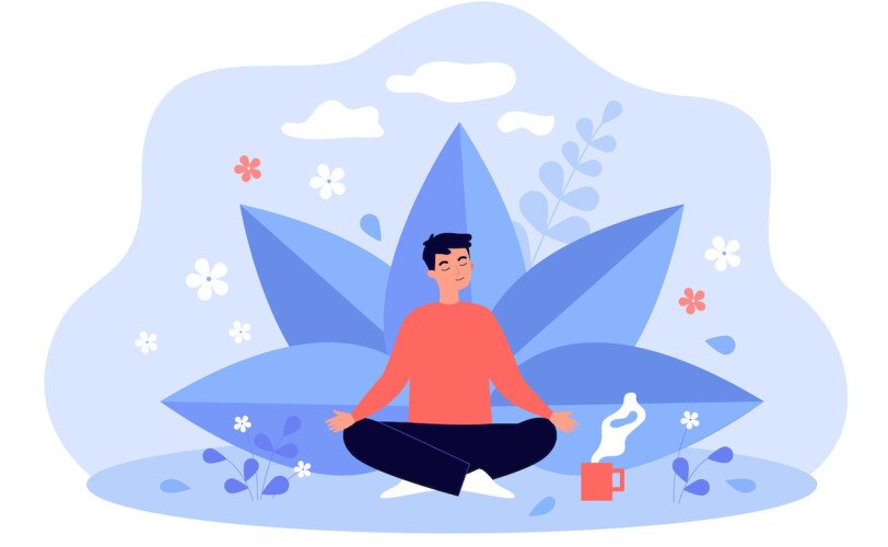 How can meditation reduce stress and anxiety, and promote sleep?